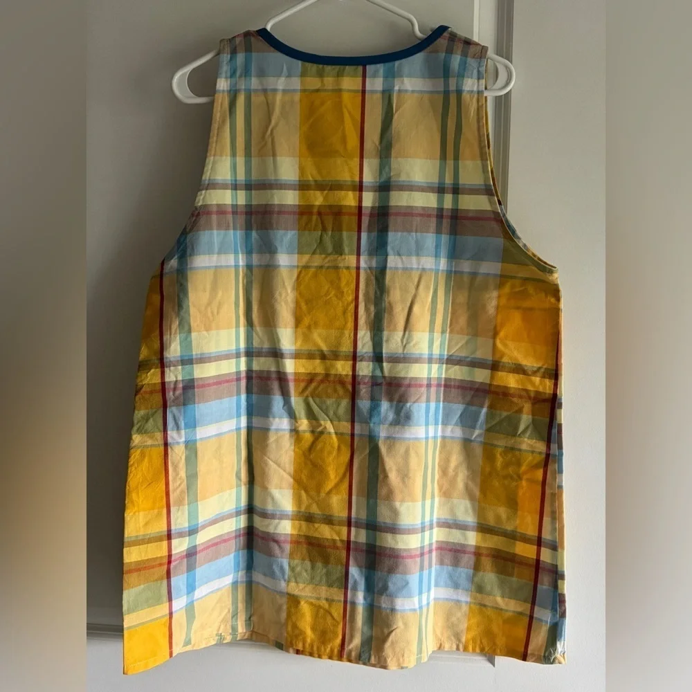 Minions Plaid Apron - Yellow and Blue